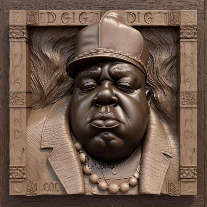 Biggie 1 stl model for CNC